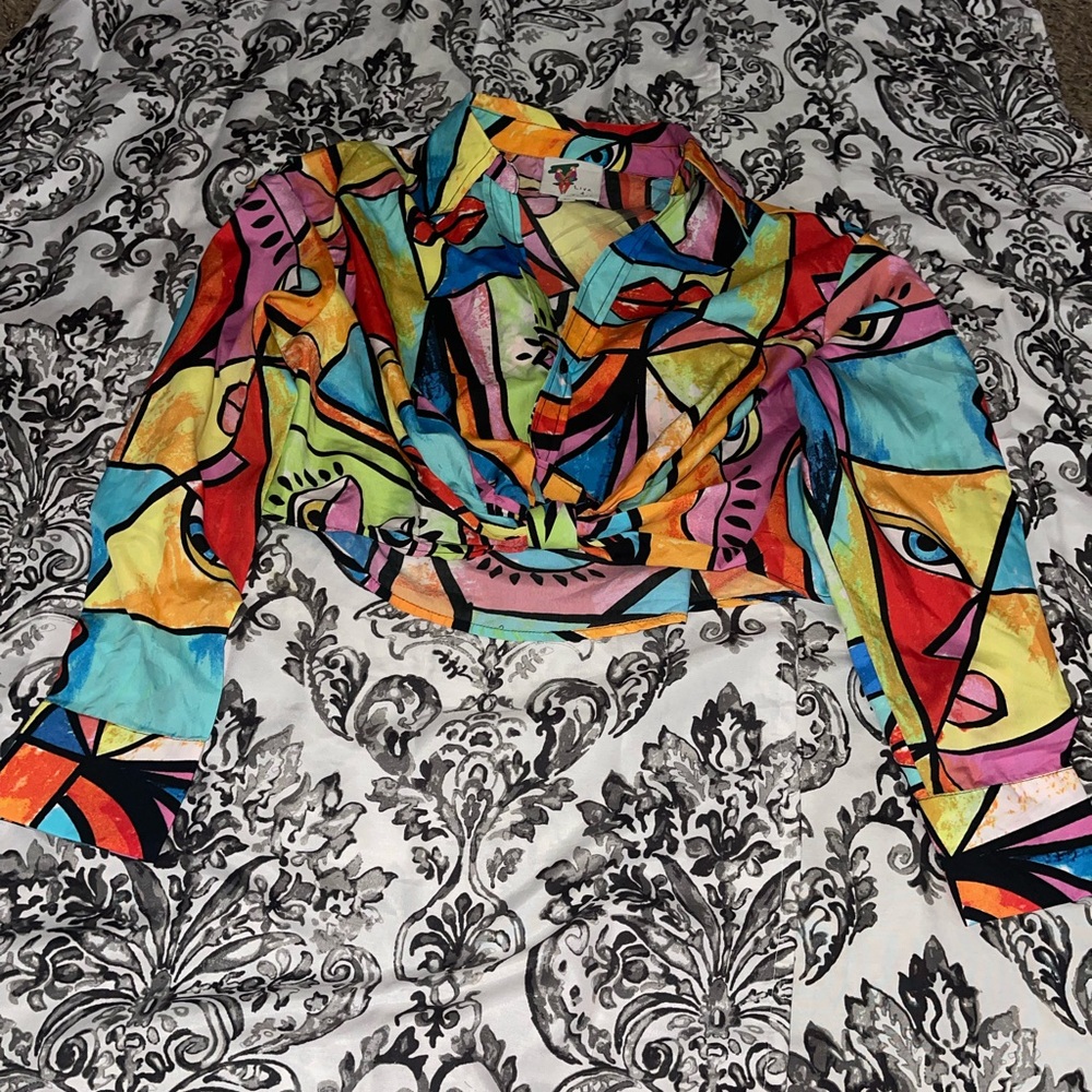 Live 4 Truth Multicolor Abstract Shirt